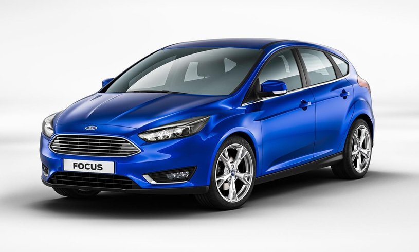 Brand new Ford Focus in blue